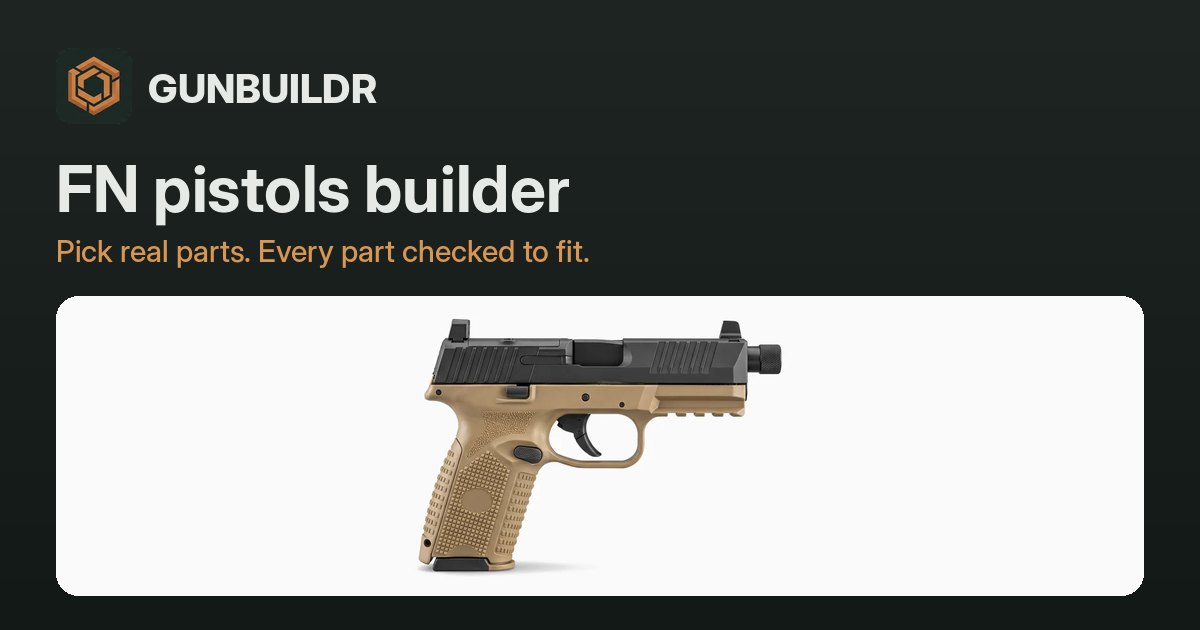 FN 509 Flat Trigger Assembly on a FN