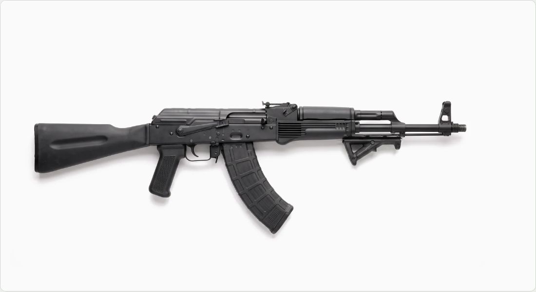 Magpul M-LOK AFG Angled Fore Grip on a AK