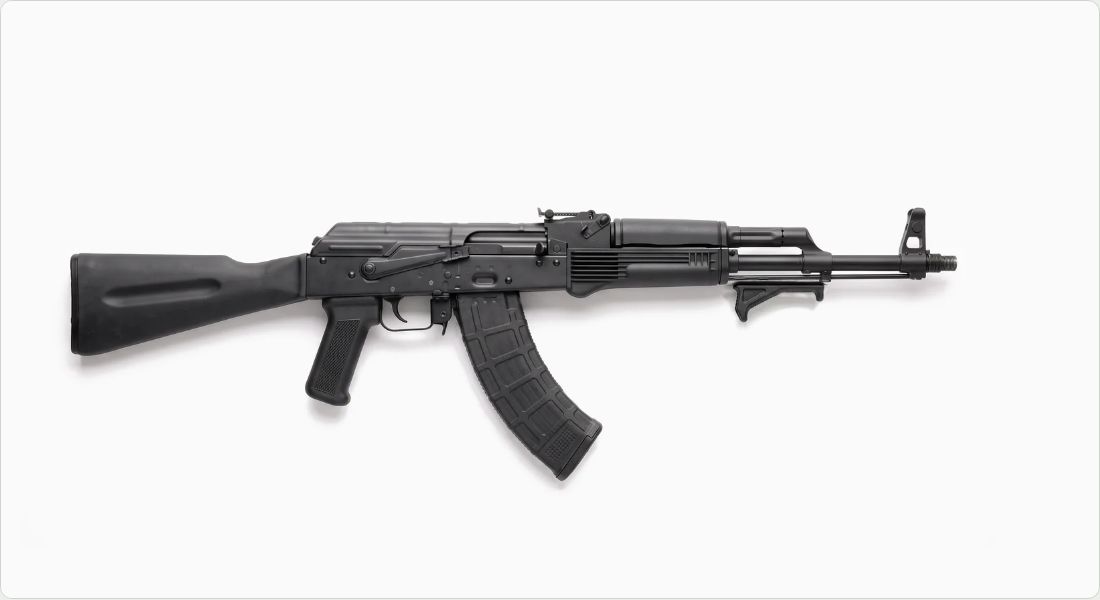 Strike Industries LINK Anchor Handstop (M-LOK/KeyMod) on a AK