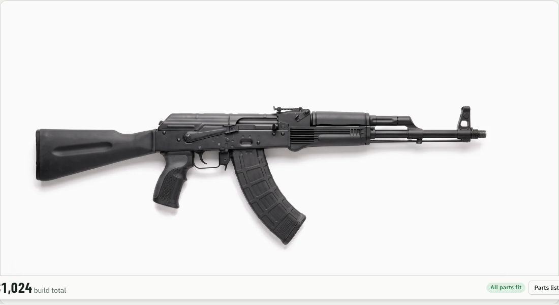 ATI Outdoors X1 AK-47 Scorpion Recoil Pistol Grip on a AK