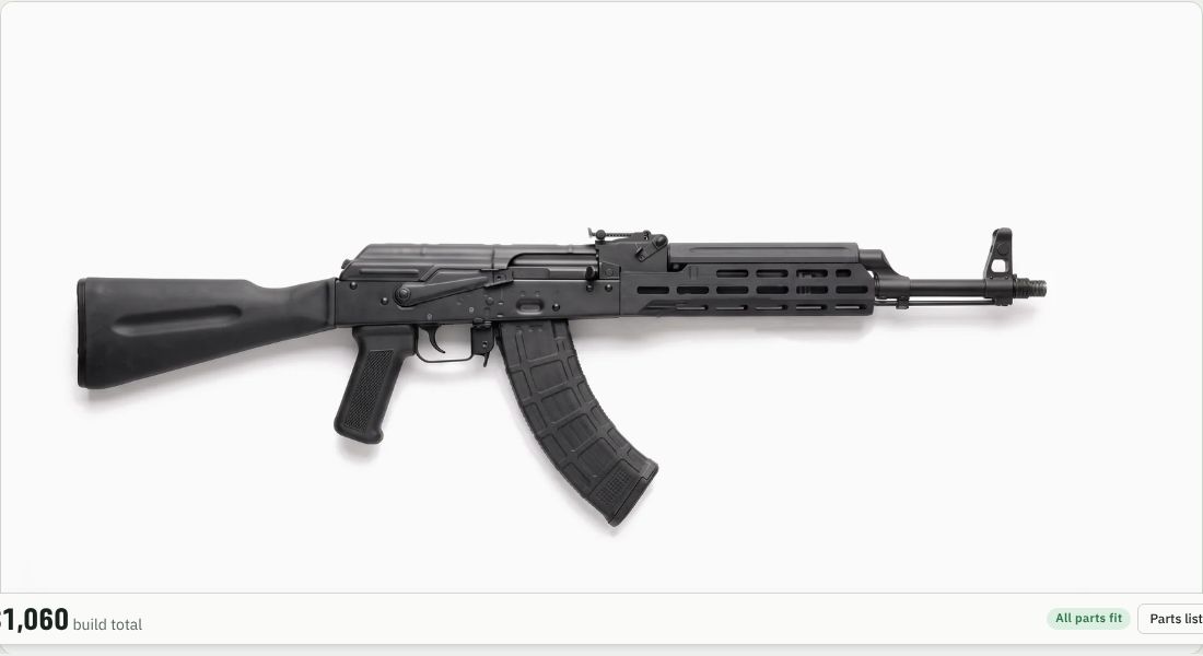 AIM Sports AK M-LOK Handguard (Russian pattern) on a AK