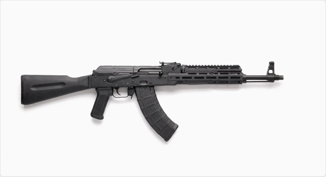 UTG Pro Pro Super Slim M-LOK AK Handguard on a AK