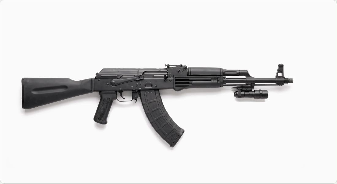 Streamlight ProTac Rail Mount HL-X Pro on a AK