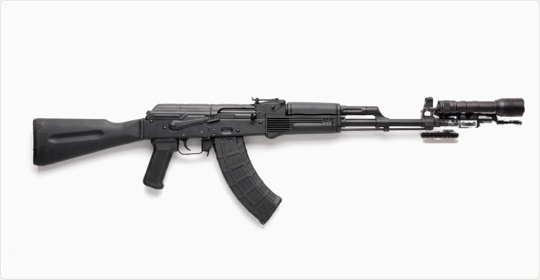 Streamlight ProTac Rail Mount 2.0 on a AK