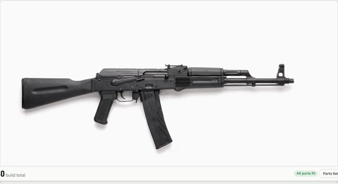 33-Round 9mm Magazine (Glock pattern) on a AK
