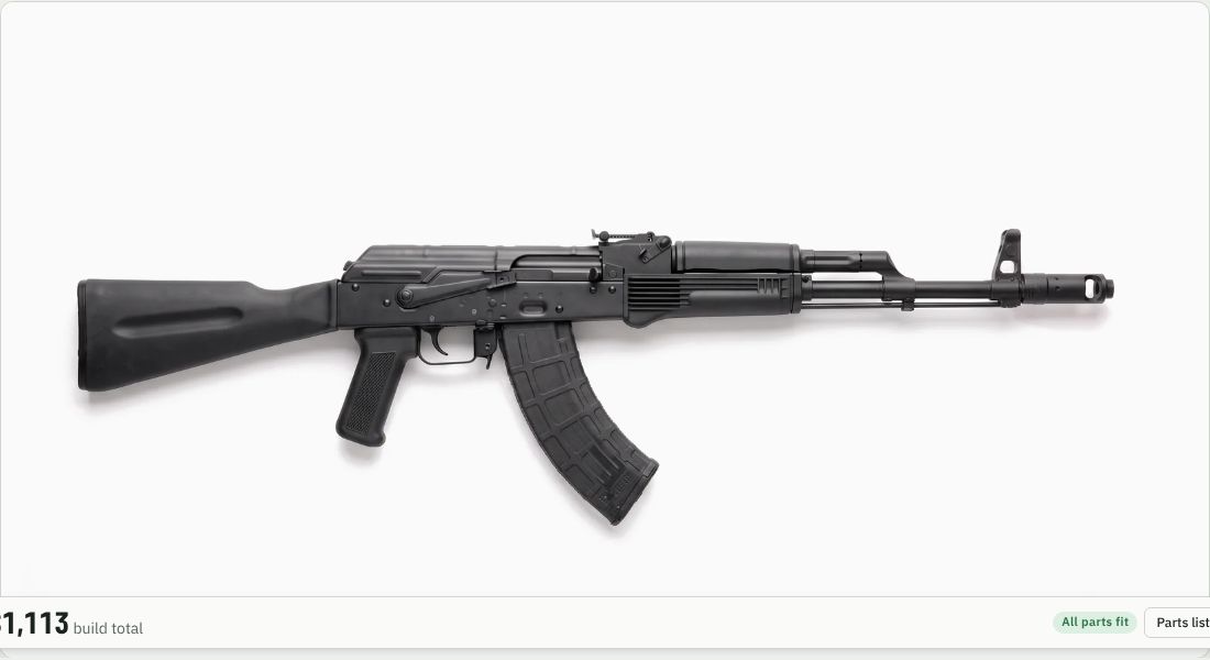 Arsenal AK-141B Muzzle Brake for 5.45x39 and 5.56x45 on a AK