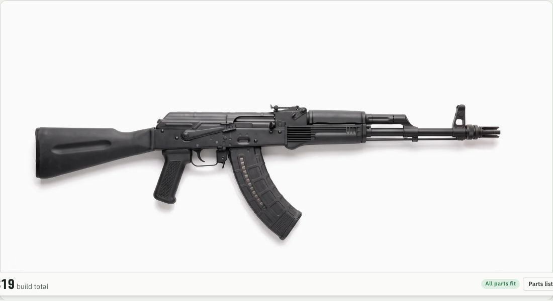 SilencerCo ASR Flash Hider 9mm (1/2x28) on a AK