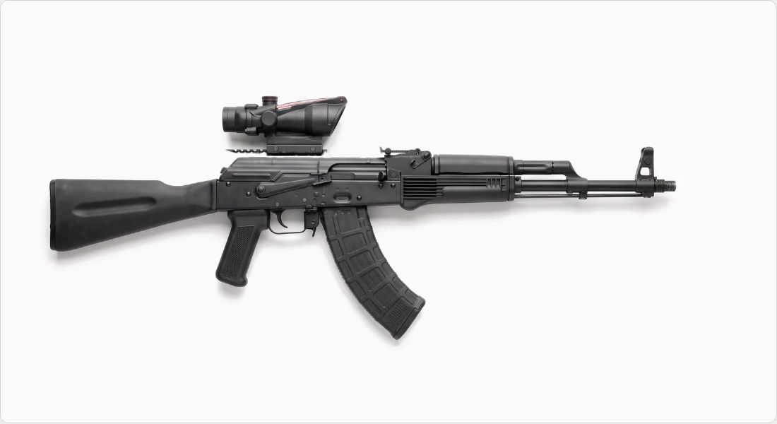Trijicon ACOG TA31 4x32 on a AK