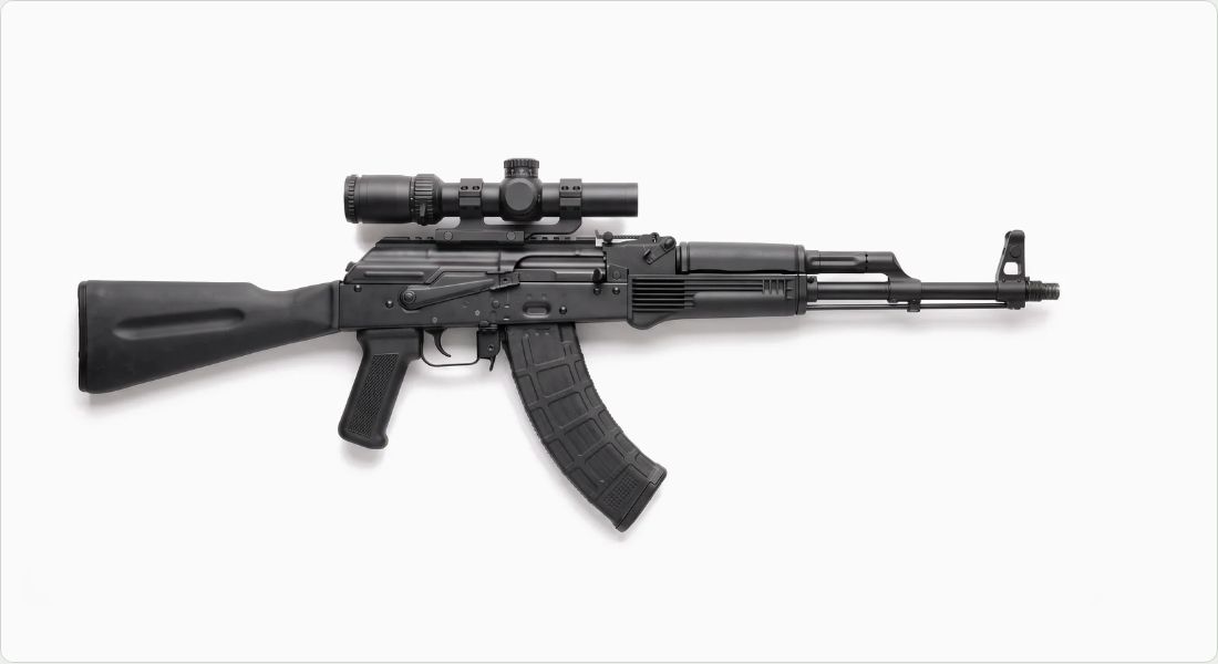 Hi-Lux Optics CMR AK762 1-4x24 LPVO on a AK