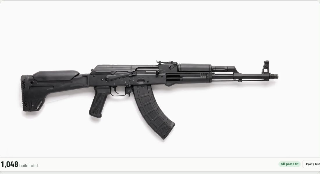 B5 Systems Bravo Collapsible Stock (Mil-Spec) on a AK