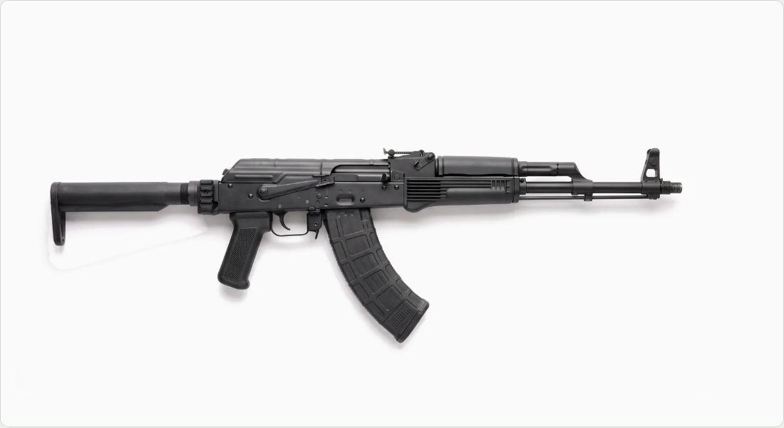 Midwest Industries Side Folder with Buffer Tube Adaptor on a AK