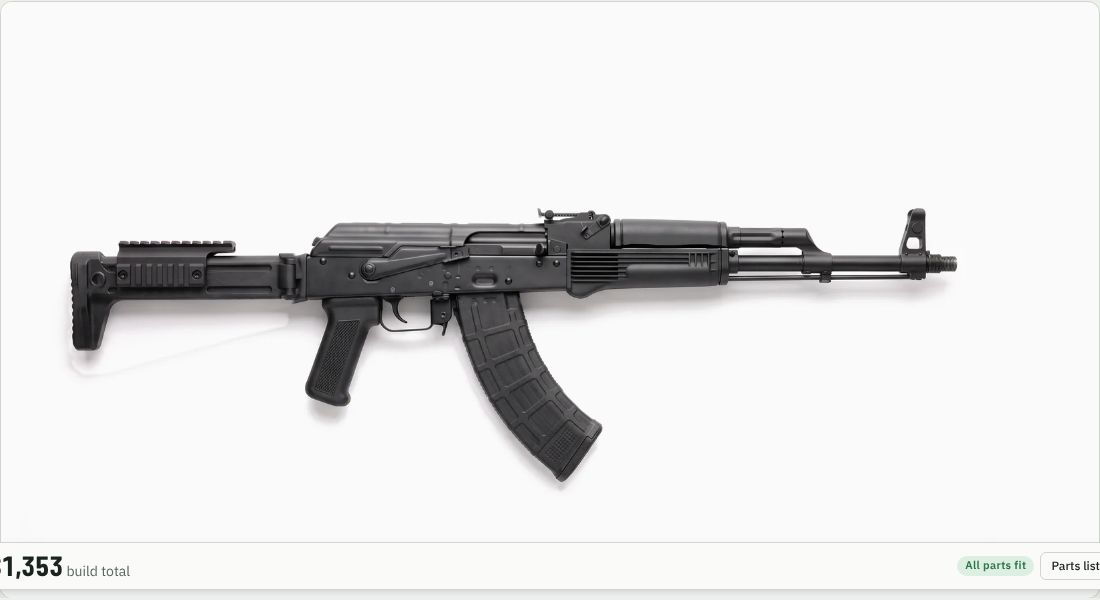 Midwest Industries AK Picatinny End Plate Adaptor for Yugo (MI-AK-PEPA-M70) on a AK