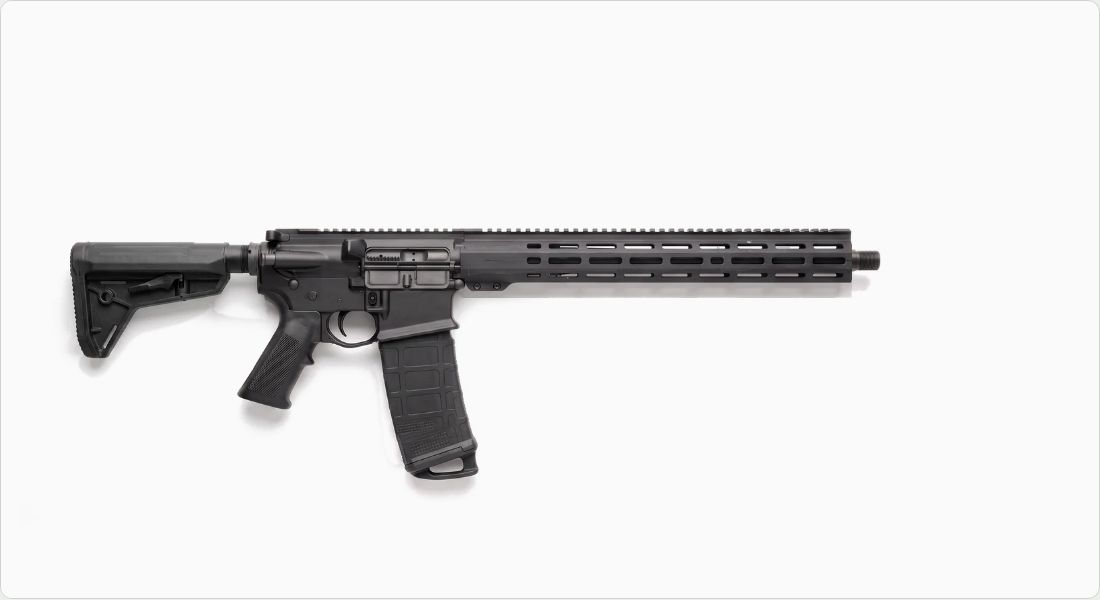 Ballistic Advantage Modern Series 16" .308 Win Tactical Government Mid-Length Barrel (BABL308003M) on a AR-10