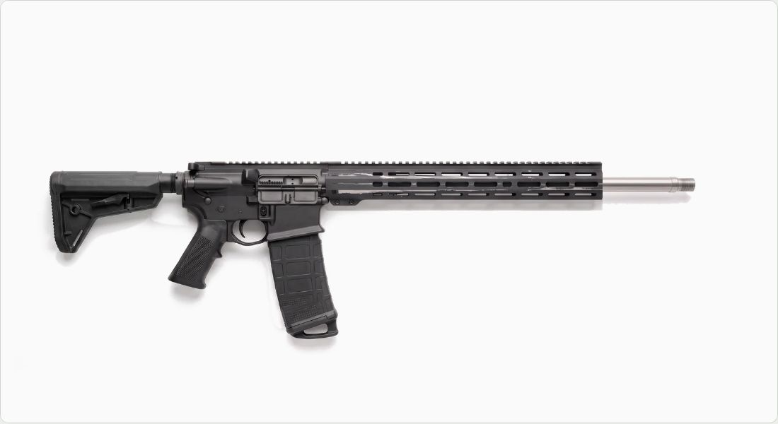 Shaw Barrels AR-10 6mm Creedmoor 20" HBAR Spiral Fluted Barrel, 1:8, Rifle Length on a AR-10