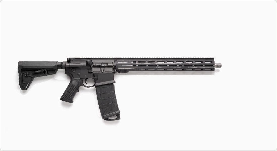 Wilson Combat Recon .338 Federal 16" Fluted Stainless Barrel, 1:12, Intermediate Gas on a AR-10