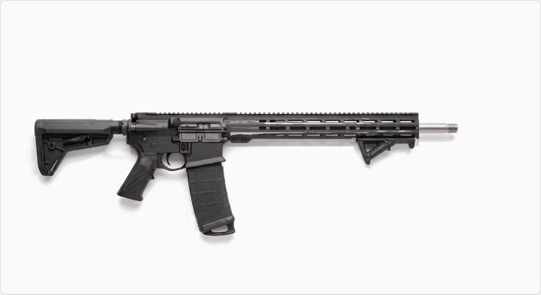 Magpul M-LOK AFG Angled Fore Grip on a AR-10
