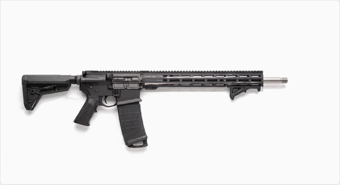 Emissary Development Handbrake X M-LOK on a AR-10