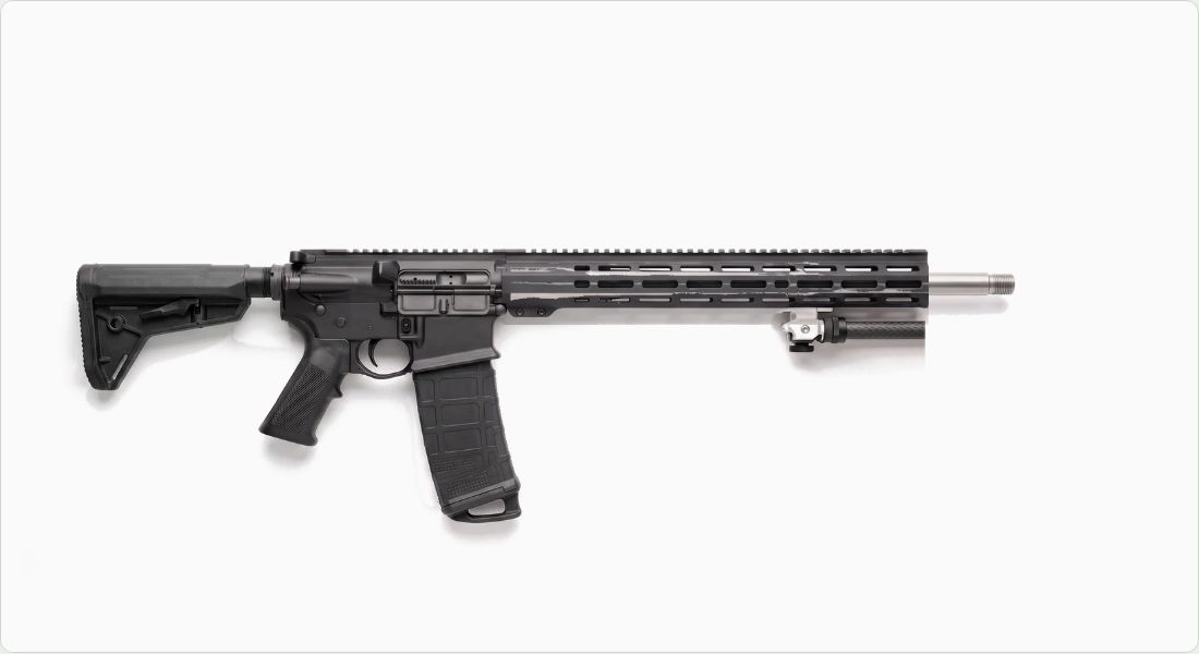 MDT BackCountry Bipod (Picatinny) on a AR-10