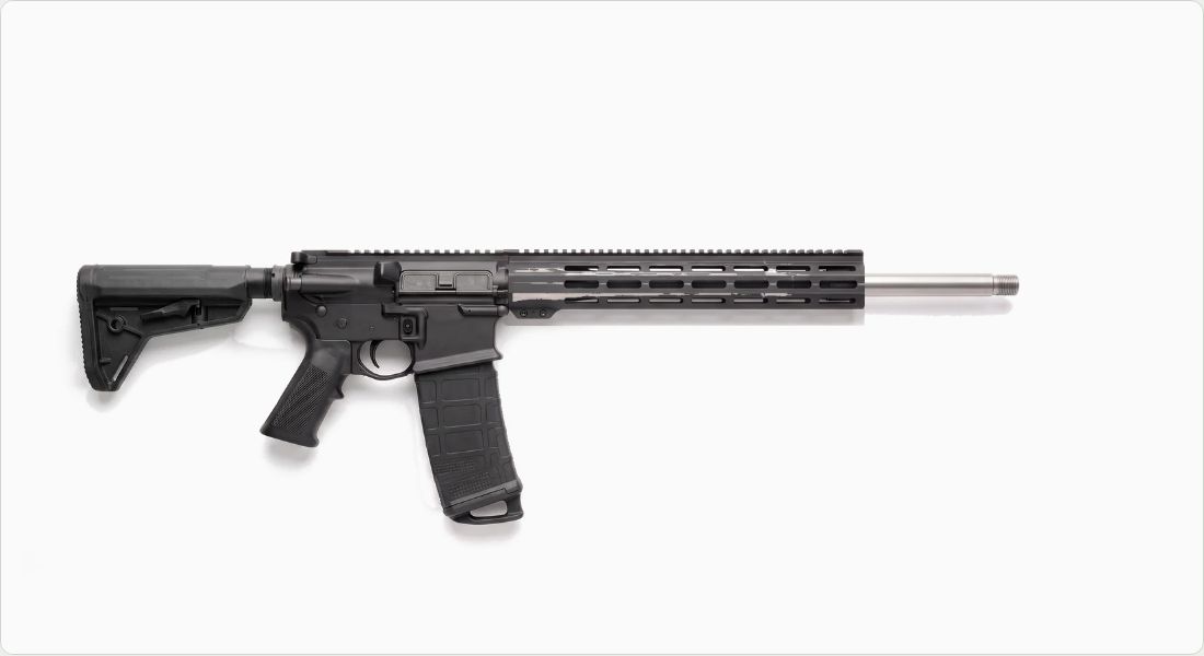 Midwest Industries AR-308 Combat Rail M-LOK Handguard, DPMS Low, 12.625" on a AR-10
