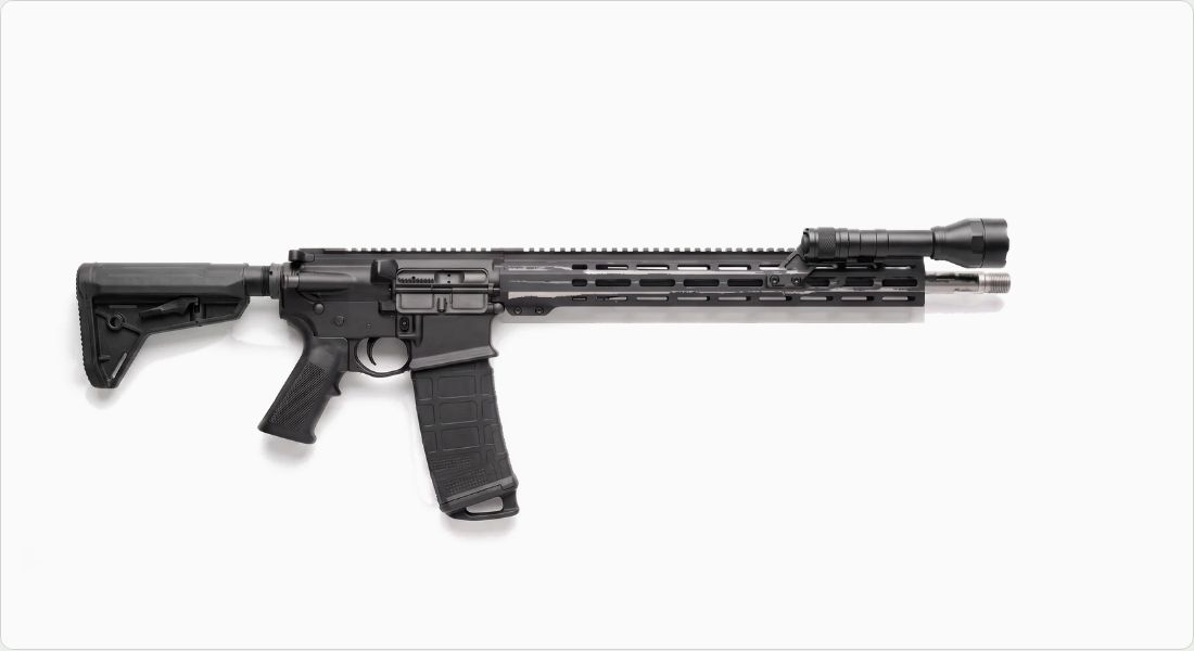 SureFire M640DFT-PRO Turbo Scout Light Pro on a AR-10