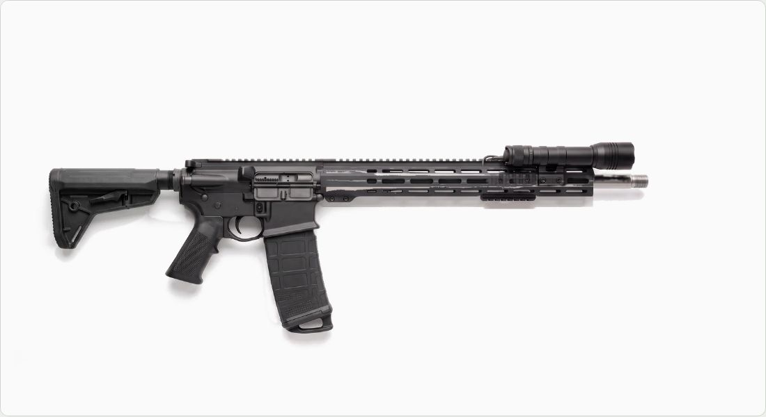 Streamlight ProTac Rail Mount 2.0 on a AR-10