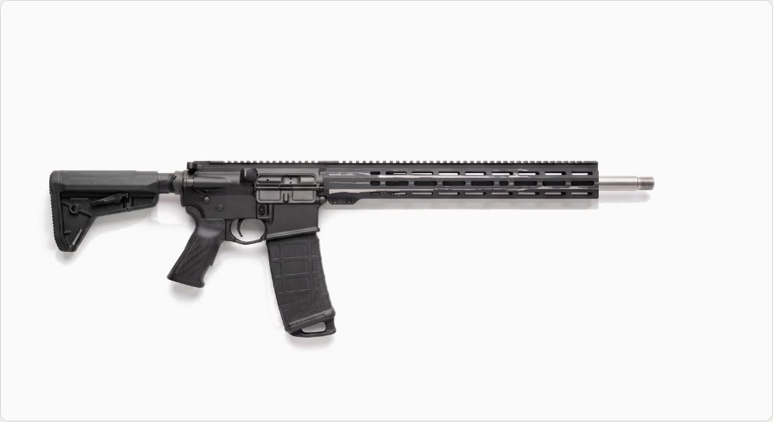 Aero Precision M5 Complete AR-10 Lower, MOE Grip & SL-S Carbine Stock on a AR-10