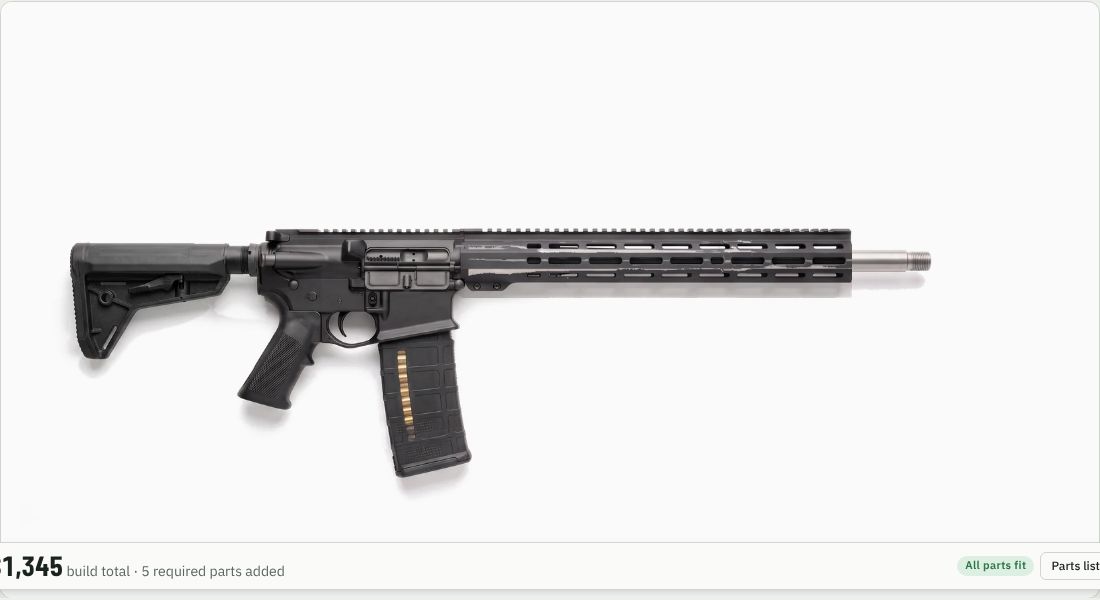 Magpul PMAG 25 LR/SR GEN M3 Window, 25 Round on a AR-10