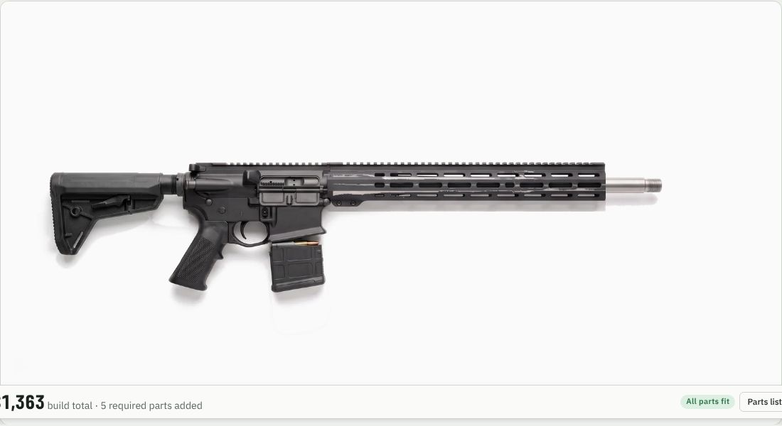 Lancer Systems L7AWM Gen 2 AR-10 Magazine, 5 Round on a AR-10