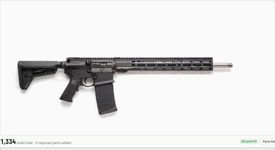 Hexmag .308 Magazine Series 2, 20 Round on a AR-10