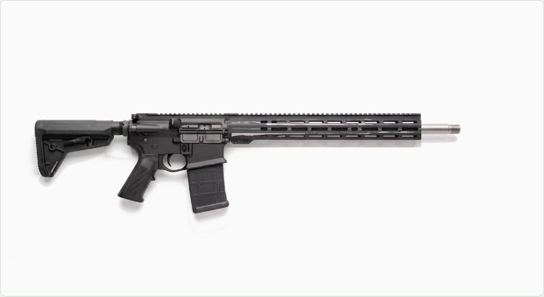 Amend2 7.62x51 SR-25 Magazine, 20 Round on a AR-10