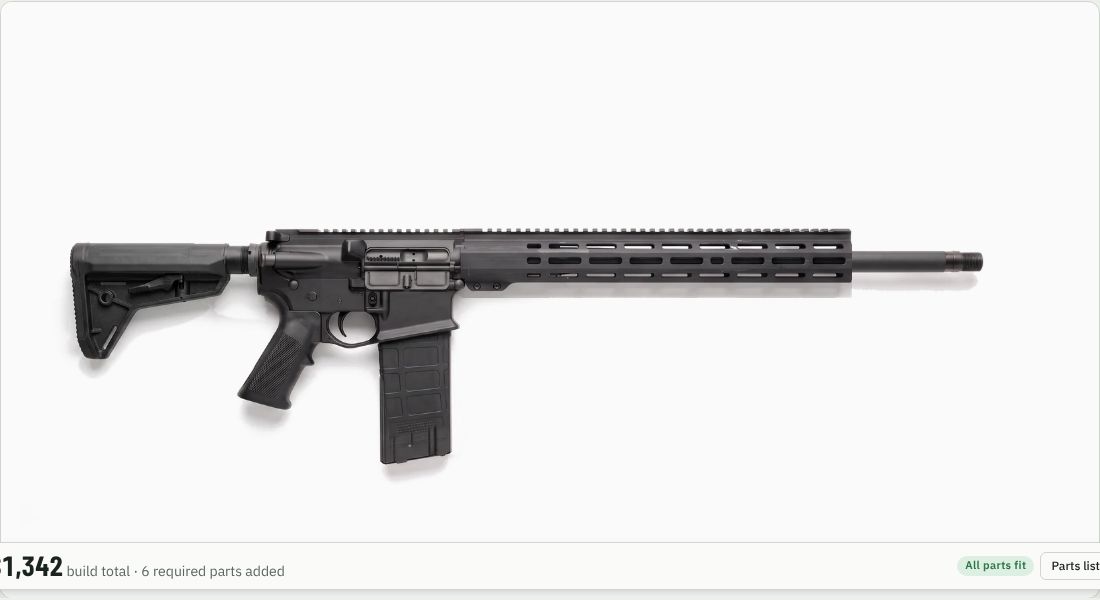 D&H Industries Steel 6.5 Creedmoor SR25 AR-10 Magazine, 20 Round on a AR-10