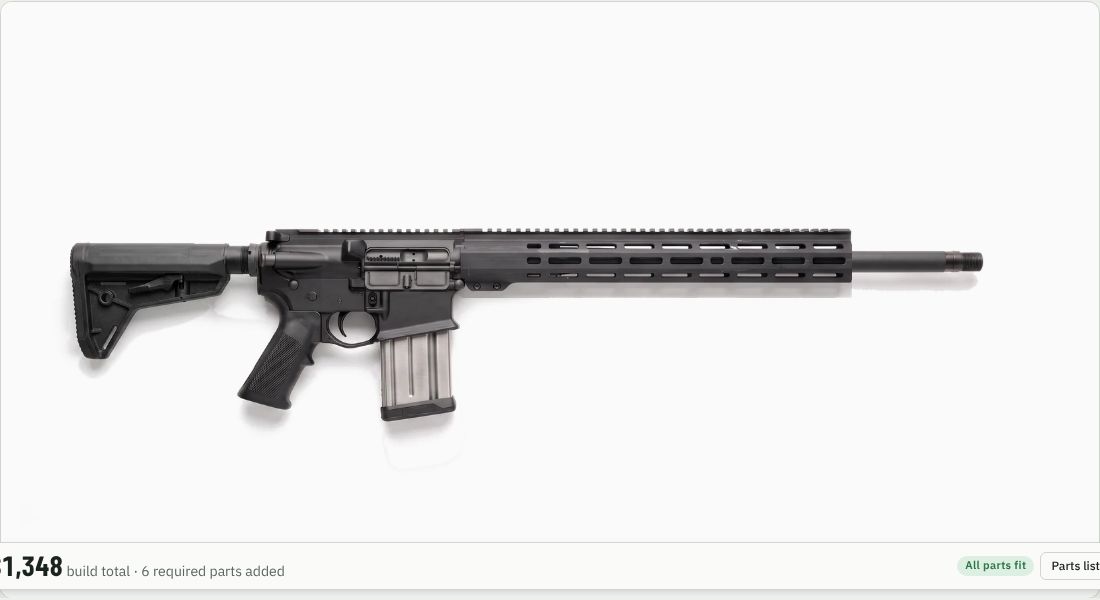 DURAMAG 6.5 Creedmoor Stainless Steel SR25/DPMS Magazine, 10 Round on a AR-10