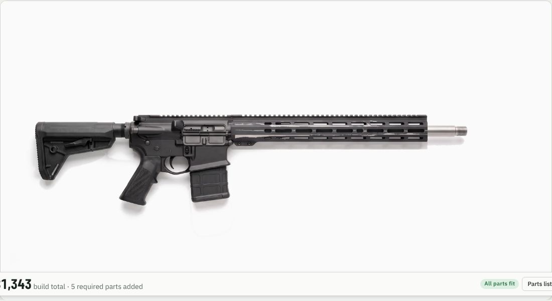 Magpul PMAG 10 LR/SR GEN M3, 10 Round on a AR-10