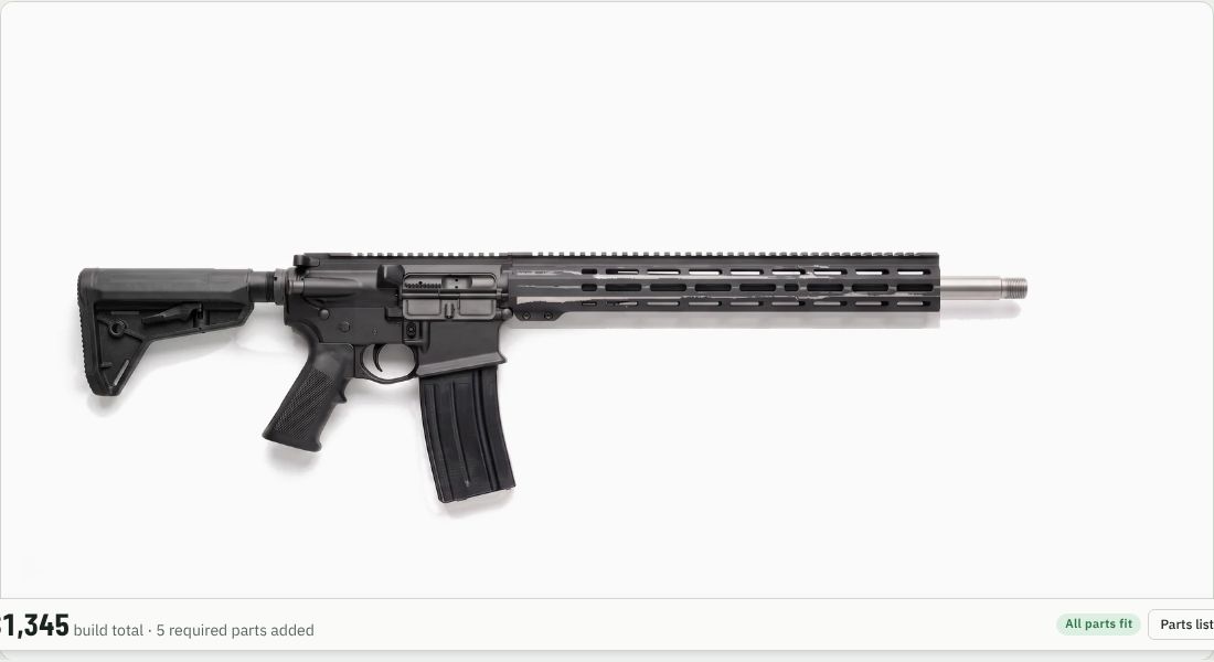 D&H Industries Steel .308 SR25 AR-10 Magazine, 20 Round on a AR-10