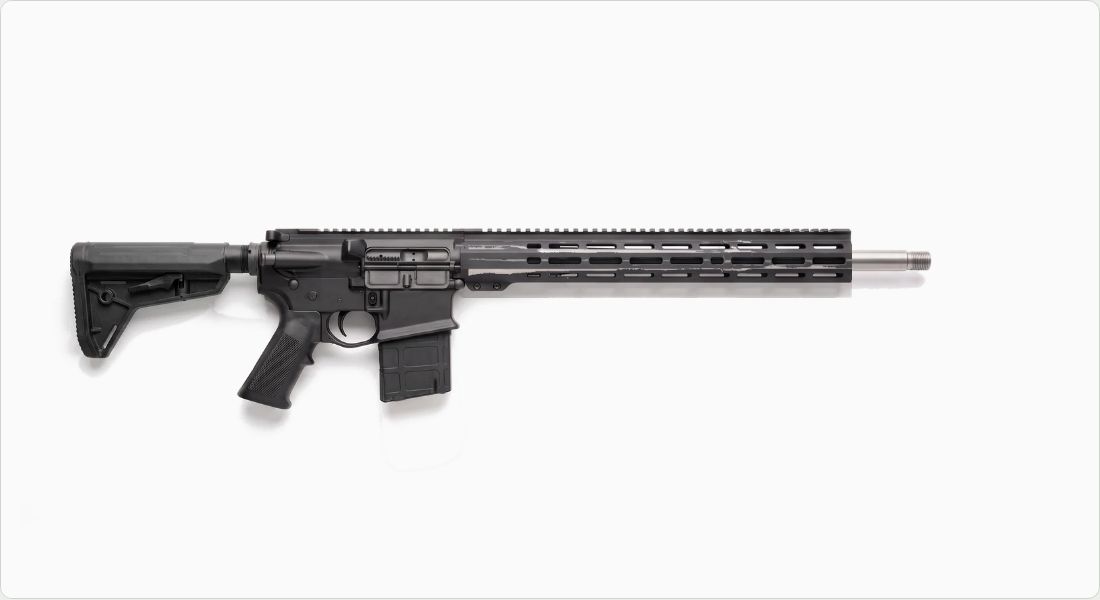 D&H Industries Steel .308 SR25 AR-10 Magazine, 10 Round on a AR-10