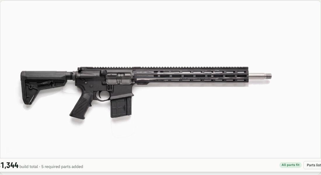 E-Lander 7.62 NATO/.308 Win 20-Round Steel Magazine on a AR-10