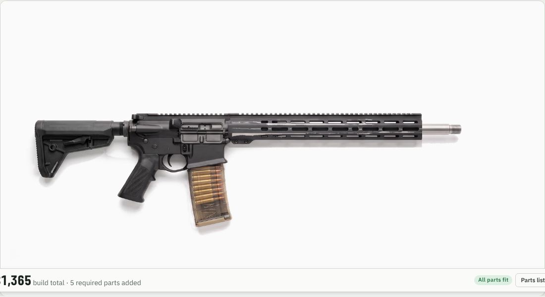 Lancer Systems L7AWM Gen 2 .308/7.62/6.5CM, 20 Round on a AR-10