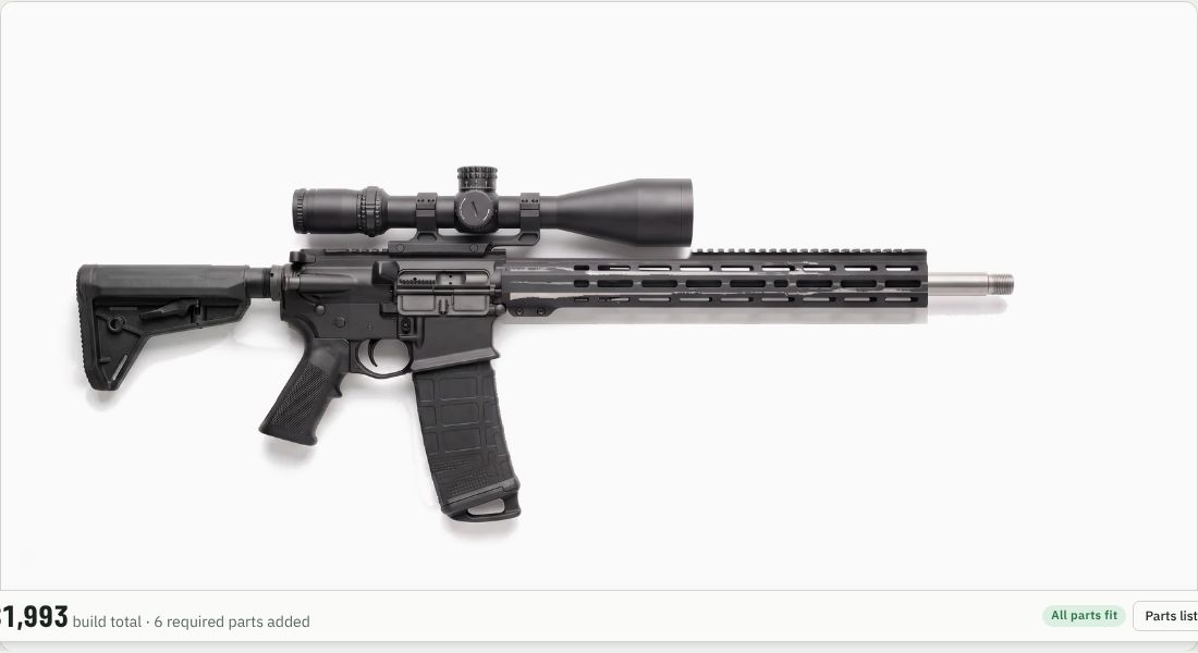 Arken Optics EP-5 5-25x56 FFP on a AR-10
