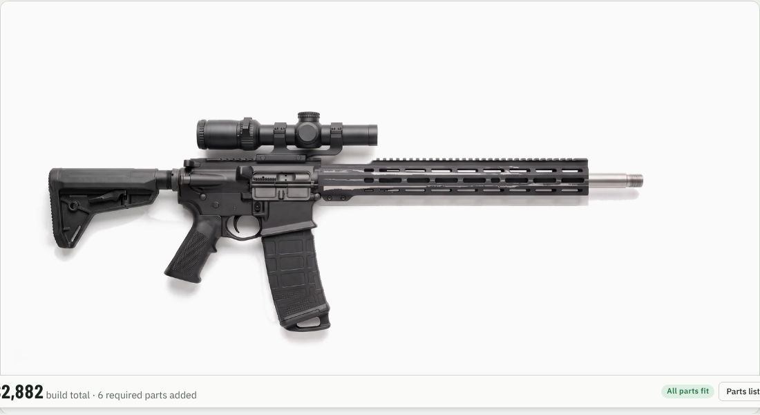 Trijicon Credo HX 1-8x28 on a AR-10