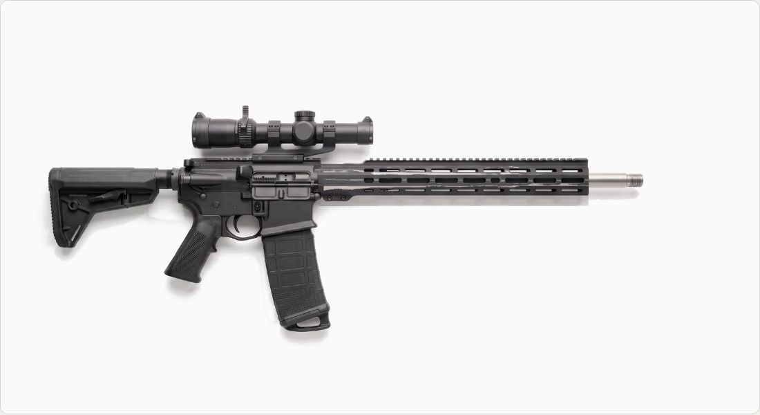 Vortex Viper PST Gen II 1-6x24 on a AR-10