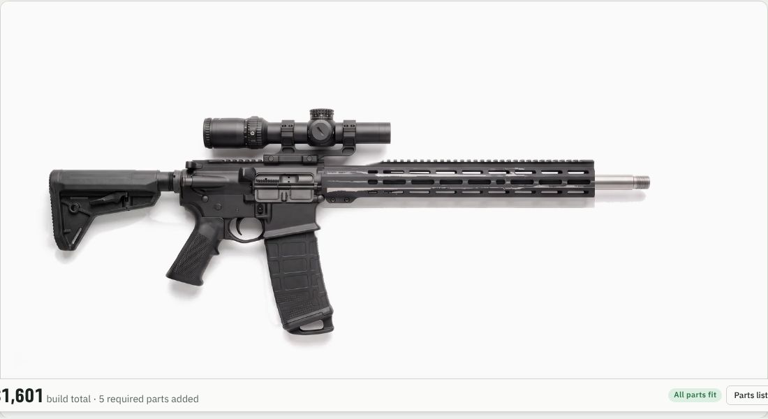 SIG Sauer Tango MSR 1-6x24 on a AR-10