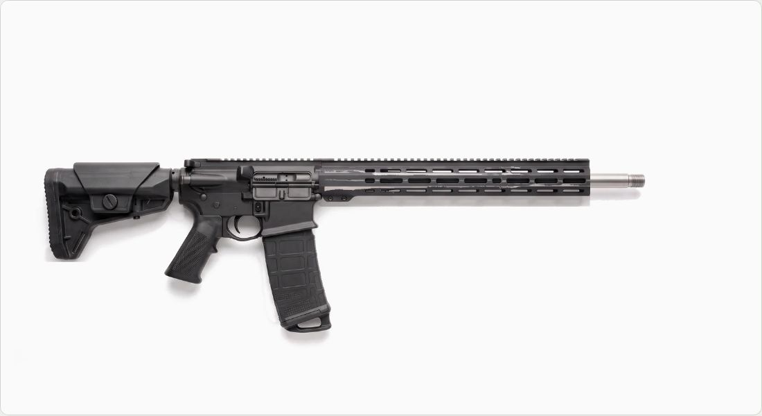 LMT Defense SOPMOD Buttstock (Mil-Spec) on a AR-10