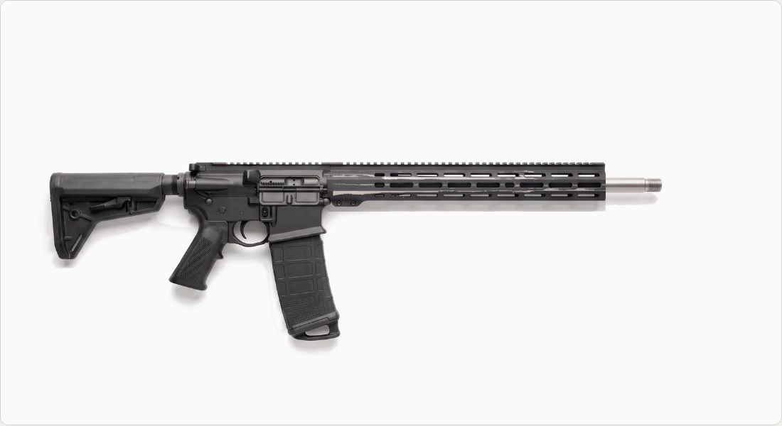 BCM Gunfighter Stock Mod 0 on a AR-10