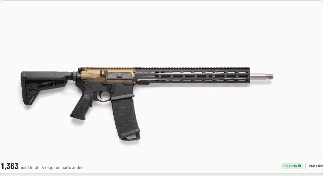 Guntec USA AR .308 Gen 2 Stripped Billet Upper Receiver on a AR-10