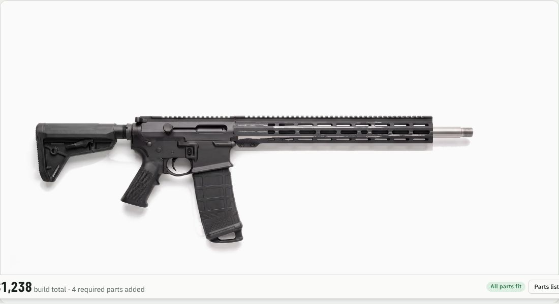 New Frontier Armory C-10 Billet Side Charging Upper Receiver on a AR-10