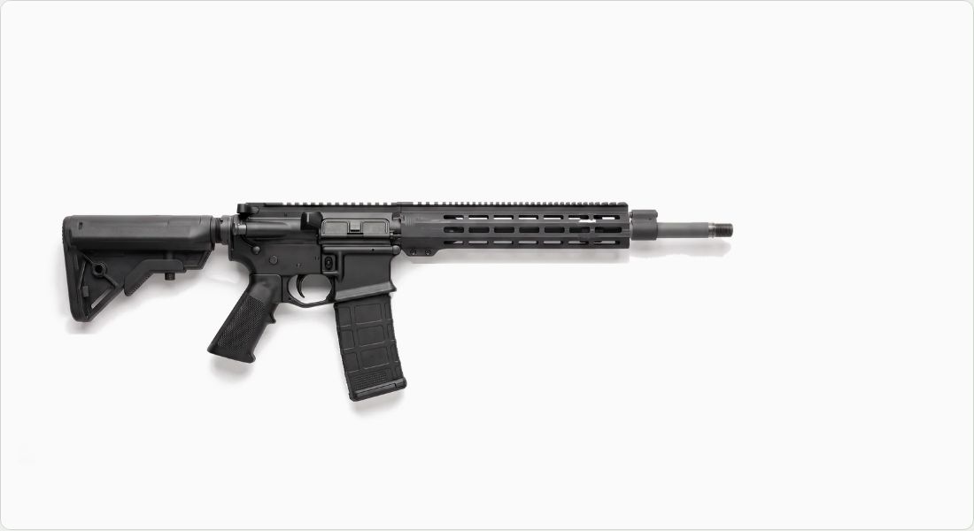 Criterion Barrels CORE 14.5" .223 Wylde Mid-Length Chrome-Lined Barrel (15140-CR8) on a AR-15