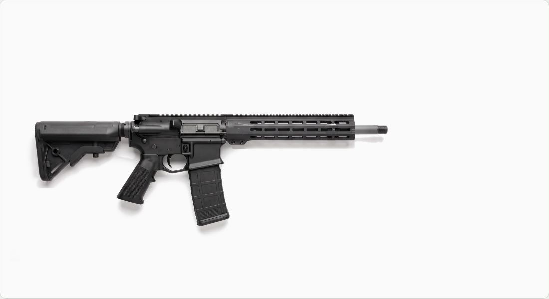 Bravo Company Manufacturing Standard 12.5" Enhanced Fluted .300 Blackout Barrel, Stripped on a AR-15