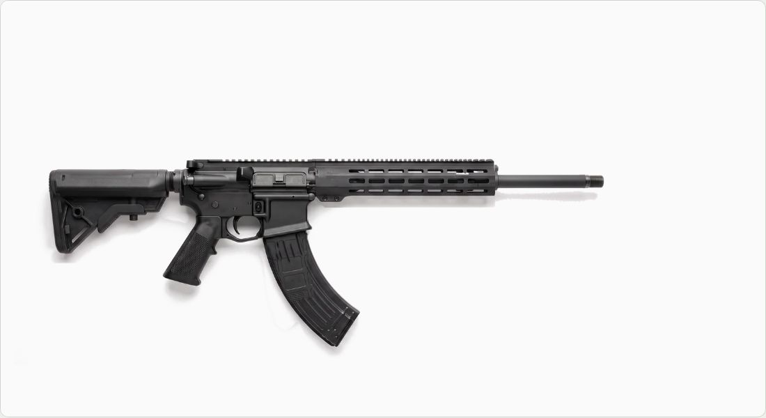 Faxon Firearms Duty Series 16" Gunner 7.62x39 Mid-Length Barrel (15A78M16NGQ) on a AR-15