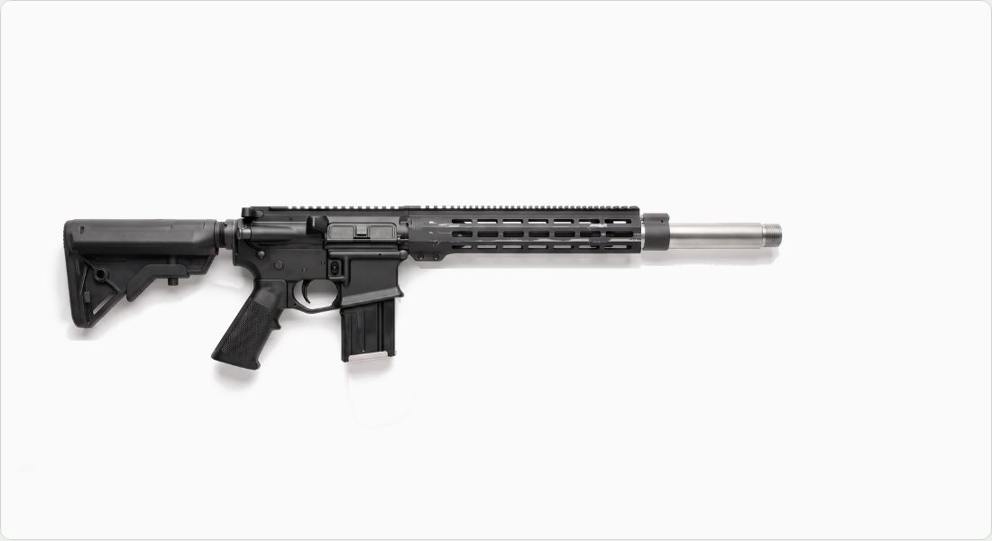 Bear Creek Arsenal BC-15 16" .450 Bushmaster 416R Stainless Heavy Barrel, Carbine Gas on a AR-15