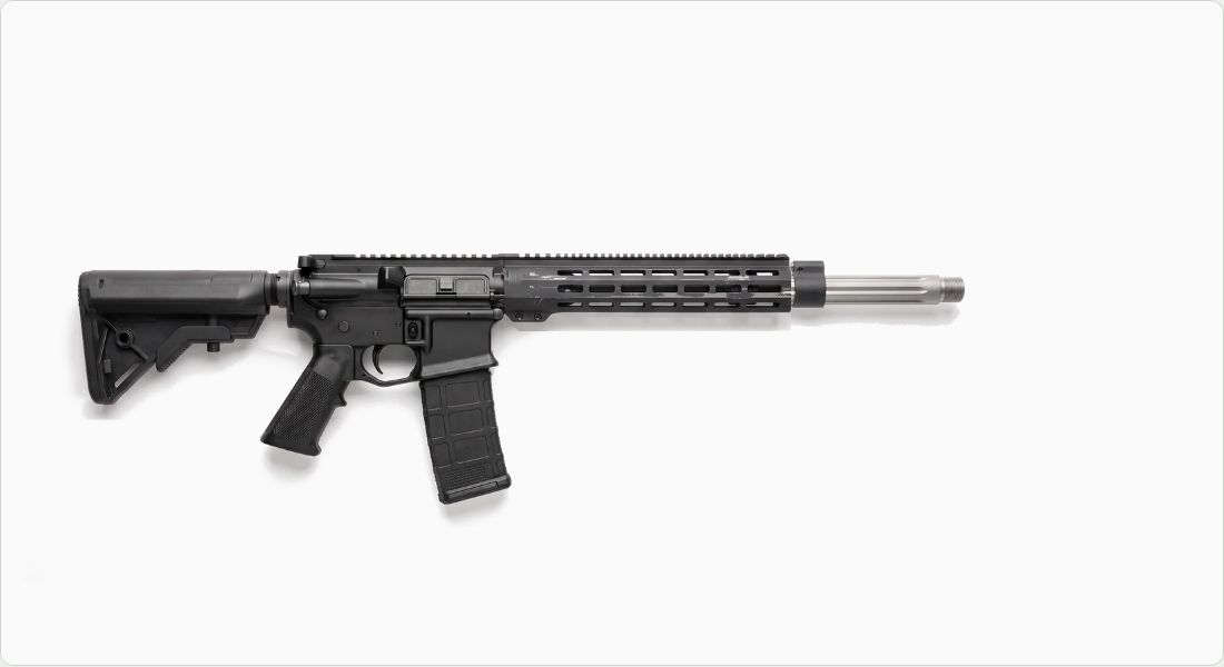 Ballistic Advantage Premium Series 16" .223 Wylde SPR Fluted Mid-Length Barrel (BABL223017PL) on a AR-15